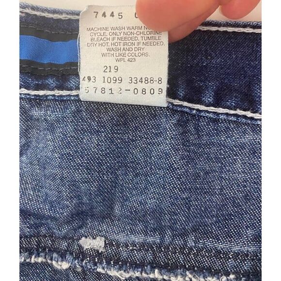 Vintage Levi's L2 Jeans Mid-Rise Blue Denim 90s Cotton Women - Size 7 - Picture 11 of 11